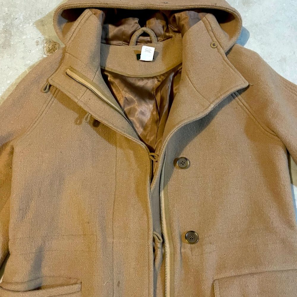 Women’s Jcrew Hooded Peacoat